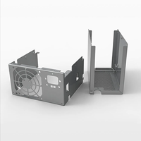 Fabrication de tôlerie sur mesure, pièces CNC, boîtier métallique estampé, refroidissement ventilé, support d'assemblage pour équipement électronique