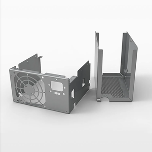 Fabrication de tôlerie sur mesure, pièces CNC, boîtier métallique estampé, refroidissement ventilé, support d'assemblage pour équipement électronique - Product Image 1