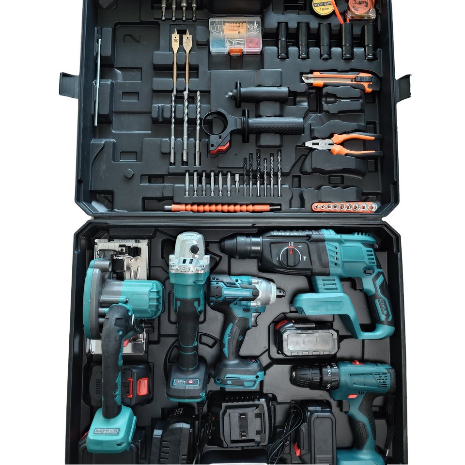 Portable Electric Toolbox Practical and Handy Tool Sets 5-in-1Electric Tool Set · image 1