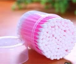 Coton-tiges personnalisés écologiques pour le nettoyage des oreilles et le maquillage, sûrs pour bébés, en papier et bois, boîte ronde à ouverture facile - Product Image 4