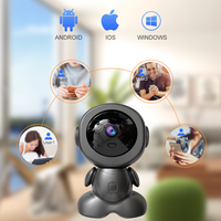 V380 New Smart Home HD 1080P Wireless WiFi Baby Monitor Indoor Security PTZ Camera with Two Way Audio Wide Angle Night Vision
