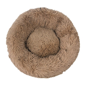 Plush Round Pet Bed Winter Warm Soft Comfortable Machine Washable Luxury <strong>Dog</strong> Bed Cat <strong>Kennel</strong> Pet Mat Wholesale - Product Image 4