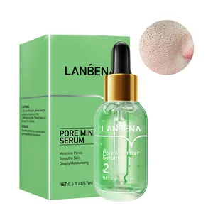 LANBENA Private Label Green Tea Nose Pore Tightening Shrinking Minimizer Moisturizing Serum