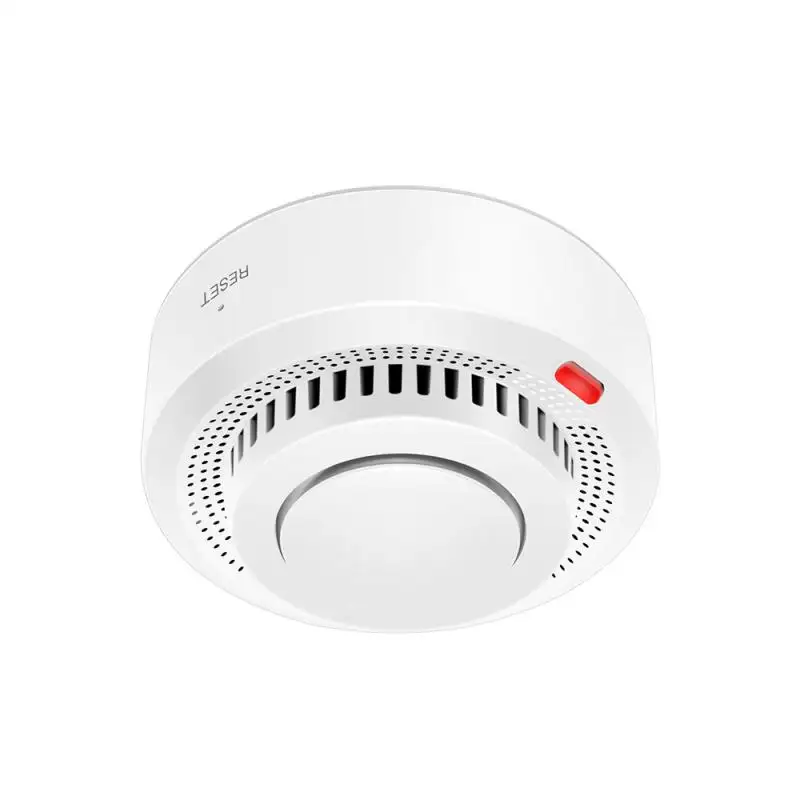 Tuya detektor Sensor asap, aplikasi cerdas Sensor Wifi Sensor asap 3v baterai rumah tangga Sensor api dengan Alarm asap untuk keamanan rumah
