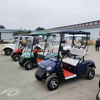 Voiturette de golf 2 places avec rangement Buggy électrique basse vitesse Voiture de golf Road Off Buggy Nouveau modèle Voiturette de golf à batterie au lithium