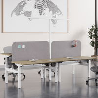 Bureau en bois moderne et durable, convertible, réglable en hauteur, avec double moteur et structure en acier, pour usage assis-debout au bureau ou à domicile