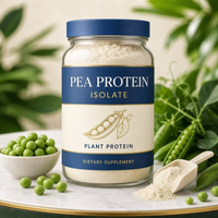 Poudre d'isolat de protéines de pois 100% végétale pour la récupération musculaire et le soutien de la masse protéique maigre