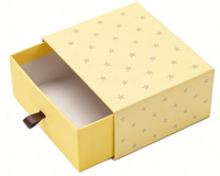 Boîte cadeau de luxe en carton coulissant avec logo personnalisé pour bijoux (collier, bague, boucles d'oreilles, bracelet) – Emballage sur mesure