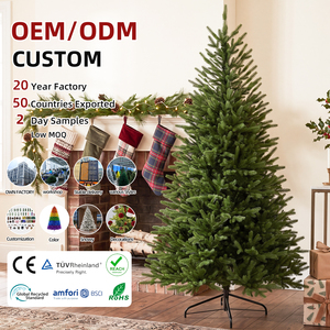 Base de Soporte Estable para Árbol de Navidad Reutilizable de PE Puro de Lujo para Decoración del Hogar, Sala de Estar y Escaparates, Árbol Realista - Product Image 1