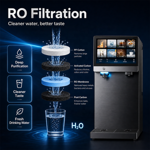 Distributeur d'<span class=keywords><strong>eau</strong></span> RO double usage à haut débit avec <span class=keywords><strong>eau</strong></span> froide continue et <span class=keywords><strong>eau</strong></span> pétillante, alimentation électrique/solaire, pour usage domestique, extérieur, hôtelier et VR - Product Image 3