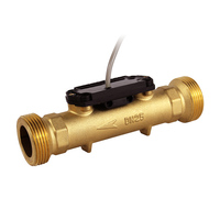 Transducteur de débit d'eau ultrasonique étanche IP68 OEM, capteur de débit, compteur d'eau DN15-DN25