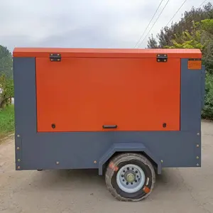 350 300 cfm Cummins compressore diesel compressore d'aria a vite 220 200 330 cfm 8 10 13 bar mining motore diesel air-compressor