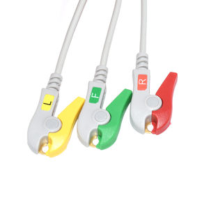 Câble ECG à 3 fils Phillip, fils de connexion M1603A M1613A, matériau TPU, fils ECG - Product Image 5