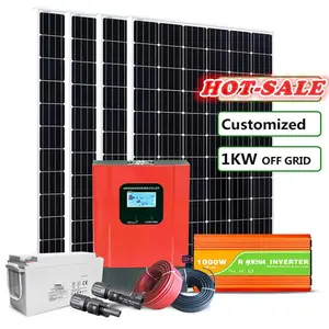 Inversores para paneles solares , energia fotovoltaica planta 500w gerador solar 10kw estação de equipamento na grade x144