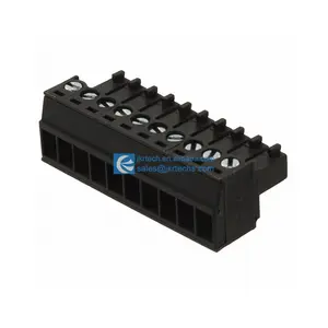 Connectors Supplier 395000210 10 Position Terminal Block Plug Female Sockets 0.138in 3.50mm Free Hanging In-Line 39500-0210