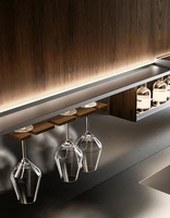 Vente en gros usine : Meubles de cuisine modulaires modernes de luxe en acier inoxydable, accessoires de robinetterie et charnières stratifiées - Personnalisables pour appartement
