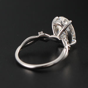 טבעות נישואין צבעוניות משובצות יהלומים מתוצרת מיי-יי הסינית, זהב 9/10/14/18 קראט, טבעת מוסאנייט בהתאמה אישית במחיר מפעל - Product Image 2