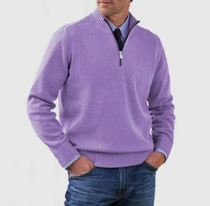 Suéter de Punto con Cierre para Hombre, Talla Grande, Estilo Europeo y Americano, para Otoño e Invierno - Product Image 2