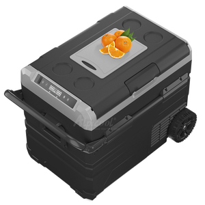 TWW55 pour réfrigérateur-congélateur portable électrique solaire à batterie DC, pour camping en extérieur et voiture, double zone, sans givre, contrôlé par application - Product Image 2