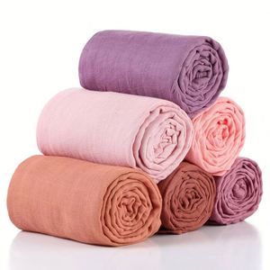 Wholesale 70% Bamboo 30% Cotton Baby Muslin <b>Swaddle</b> <b>Blankets</b> 47x47inch All-Season Newborn Receiving <b>Blanket</b> for Boys and Girls - Product Image 1