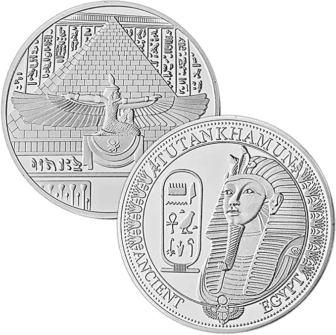 TUTANK HAMUN Münze ÄGYPT Herausforderung Ägypten Münzen Silber medaille Token