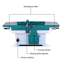 Machine à jointer le bois industrielle, dégauchisseuse à haute précision avec tête de coupe droite, outils de menuiserie professionnels
