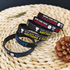 Bracelets en silicone étanches pour le baseball et le softball, bracelets sportifs pour les événements, les fêtes et les promotions - Product Image 2
