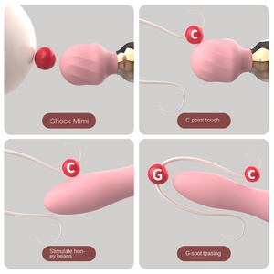 Vibratore AV Femminile Riscaldante a Doppia Testa, Massaggiatore Vibrante, Masturbatore, Giocattolo Sessuale per Adulti per Donne, <span class=keywords><strong>Unisex</strong></span> - Product Image 3