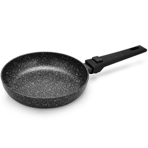 Poêle à frire antiadhésive en pierre Maifan de qualité supérieure Poêle à fond <span class=keywords><strong>plat</strong></span> en alliage d'aluminium Compatible avec la cuisinière à induction et à gaz - Product Image 1