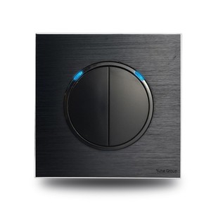 Interrupteur mural en aluminium IP65 avec bouton de réinitialisation, prise de courant et indicateur LED 1 à 2 canaux - Product Image 3