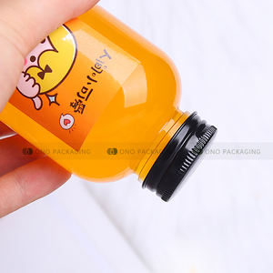 Vente en gros Bouteille en verre vide à grains ronds clairs et courts Vin de fruits 250ml 350ml 500ml Bouteilles de <span class=keywords><strong>cidre</strong></span> avec couvercle - Product Image 6