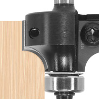 Fraise ronde indexable à tige ronde de 1/4 "et 6mm pour le travail du bois de qualité industrielle