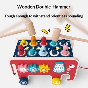 Juego de Golpear al Elefante de Madera, Popular Entre Niños y Niñas, Juego de Dibujos Animados para Niños Pequeños, Entrenamiento Práctico, Juguete Educativo Temprano para Padres e Hijos - Product Image 2