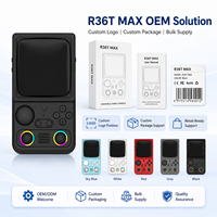 Console de jeu portable rétro R36T MAX Linux, écran IPS 3,95'', WiFi, multijoueur en ligne, vente en gros d'usine