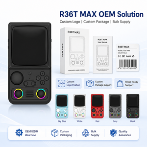 Consola de Juegos Portátil <span class=keywords><strong>Retro</strong></span> Linux R36T MAX, Pantalla IPS de 3.95'', WiFi, Multijugador en Línea, Venta al Por Mayor de Fábrica - Product Image 6