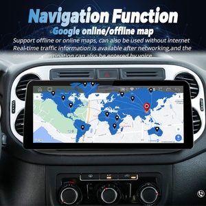 Lecteur vidéo de voiture Android 13 avec écran de 12,3 pouces, autoradio 2Din, stéréo pour Volkswagen Tiguan 2006 - 2016, GPS, multimédia, Carplay, unité principale - Product Image 3
