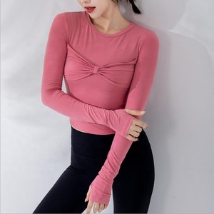 <span class=keywords><strong>Camiseta</strong></span> de compresión <span class=keywords><strong>para</strong></span> correr, ropa atlética de manga <span class=keywords><strong>larga</strong></span> con Logo personalizado, <span class=keywords><strong>para</strong></span> Yoga y Fitness, novedad de 2022 - Product Image 3