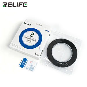RELIFE <span class=keywords><strong>HX1</strong></span> 2/3/5mm Film Vert Mousse Noire Ruban Adhésif Double Face Lot de 5 pour Réparation d'Écran de Téléphone Portable, Outils d'Étanchéité et d'Amortissement - Product Image 5