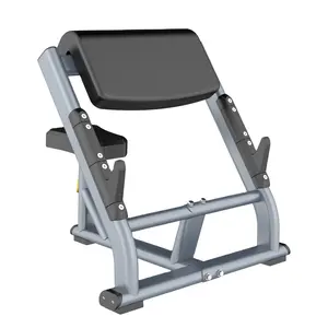 Club Gym Seated Preacher Curl Bench Commercial Fitness DEZHOU Sports Equipment