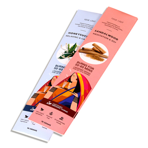 Wholesale Logo Empty Long Luxury Custom Paper Envelope Packaging Silm Envelop Paper Packaging for Incense Stick Packaging <strong>Box</strong> - Product Image 2