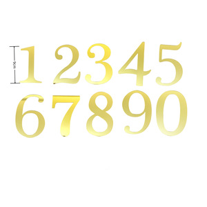 Honey And Sweetness Acrylic <b>Cake</b> Number Decorations 0-9 For Birthday Party <b>Cake</b> <b>Decorating</b> <b>Supplies</b> - Product Image 6