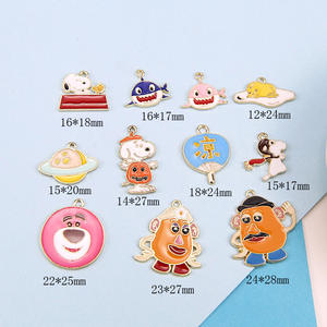 <span class=keywords><strong>น่า</strong></span><span class=keywords><strong>รัก</strong></span>นาย Potato ลูกสุนัขฉลามอัลลอยเคลือบห้อยเสน่ห์สำหรับ<span class=keywords><strong>ผู้หญิง</strong></span>เครื่องประดับทำต่างหูสร้อยคอจี้ DIY ค้นหา - Product Image 6