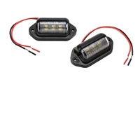 Éclairage de plaque d'immatriculation LED étanche pour camion, remorque, bus, camionnette, éclairage de porte