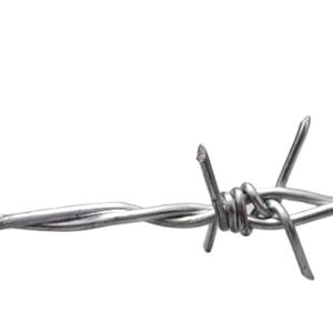 Alambre de púas de acero inoxidable galvanizado de alta resistencia para cercas agrícolas, rollo de 500 metros - Product Image 3