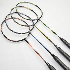 Raquettes <span class=keywords><strong>de</strong></span> <span class=keywords><strong>badminton</strong></span> <span class=keywords><strong>haut</strong></span> <span class=keywords><strong>de</strong></span> <span class=keywords><strong>gamme</strong></span> légères, personnalisées, vente directe d'usine OEM, haute qualité, 1K tissé + nano graphite M40 - Product Image 1