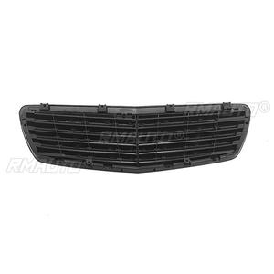 Grille avant pour Mercedes Benz W211 Classe E E200 E320 E350 E55 2002 2003 2004 2005 2006 Noir brillant - Product Image 4