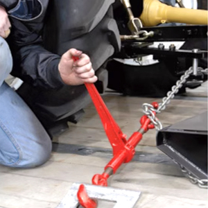 Nhiệm Vụ Nặng Nề Thép Hợp Kim Ratchet Căng Thẳng Loại Chuỗi Tải Chất Kết Dính Mùa Xuân Ratchet Với Sling Móc Màu Đỏ Sơn - Product Image 6