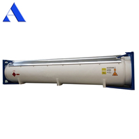 Conteneur-citerne cryogénique ISO ACE 40 pieds pour T50 52,5 CBM, stockage d'oxygène liquide avec température de conception de -40°C et certification CSC