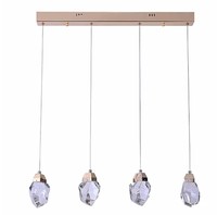 Candelabros de diseño sofisticado de marca española, luces colgantes, lámpara de techo Led, 4 luces, 20 W, 4000K, Giselle