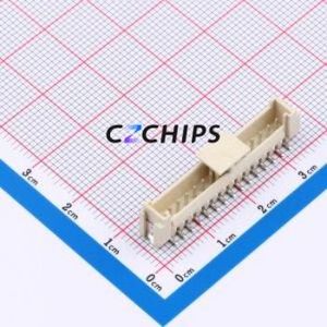 WAFER-HY2.0-15PLB Wire-to-Board Pin Header SMD,P=2mm Connector 1x15P 2mm Vertical Mount HY - Product Image 1